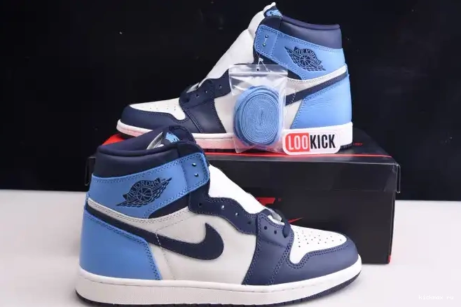 Cheap Kickmax Jordan High 1 Obsidian Retro OG Air 555088-140 0329